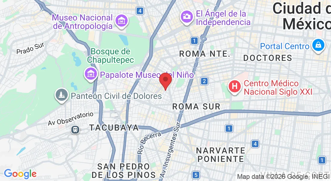 Campeche 351, Hipódromo, Cuauhtémoc, 06100 Ciudad de México, CDMX, México