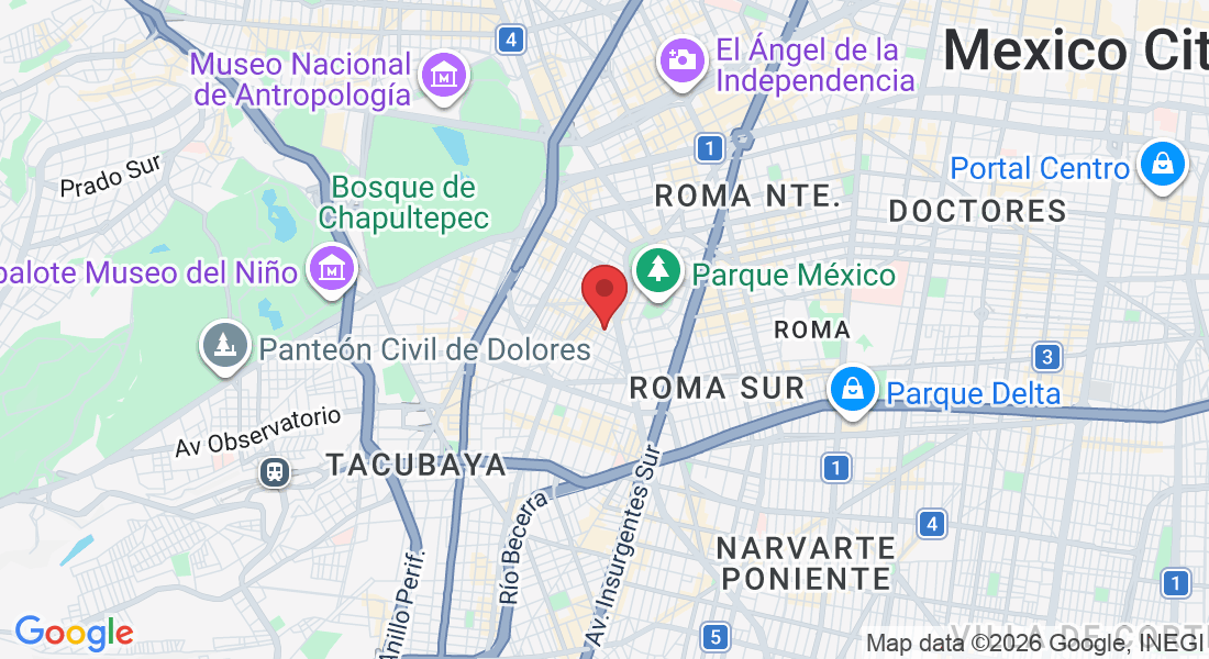 Campeche 351, Hipódromo, Cuauhtémoc, 06100 Ciudad de México, CDMX, México