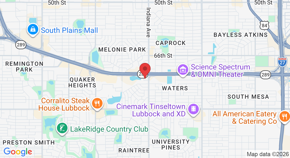 3402 73rd St suite g, Lubbock, TX 79423, USA