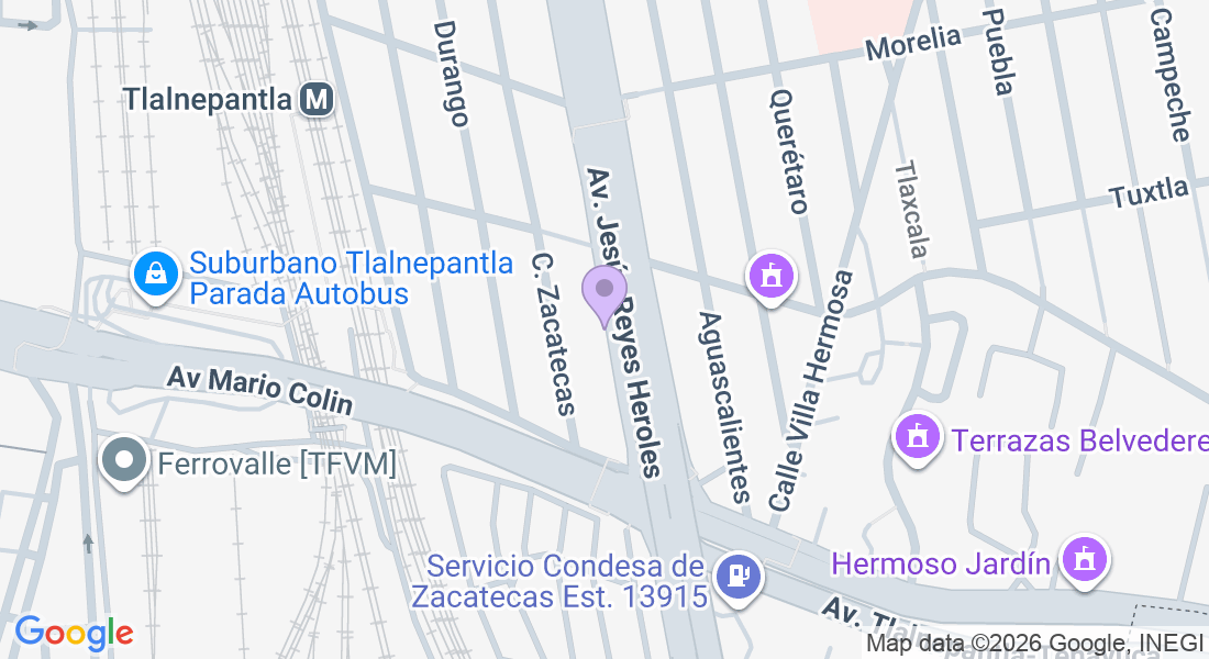 Av. Jesús Reyes Heroles 180, Hab Valle Ceylan, 54150 Tlalnepantla, Méx., México