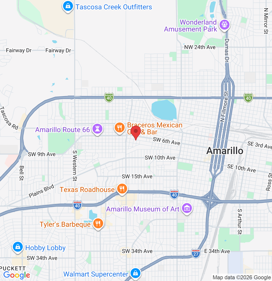 2301 SW 7th Ave, Amarillo, TX 79106, USA