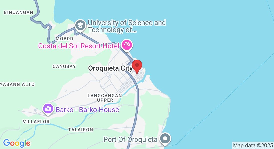 FRJ3+C7P, Oroq Rd 1, Oroquieta City, Misamis Occidental, Philippines