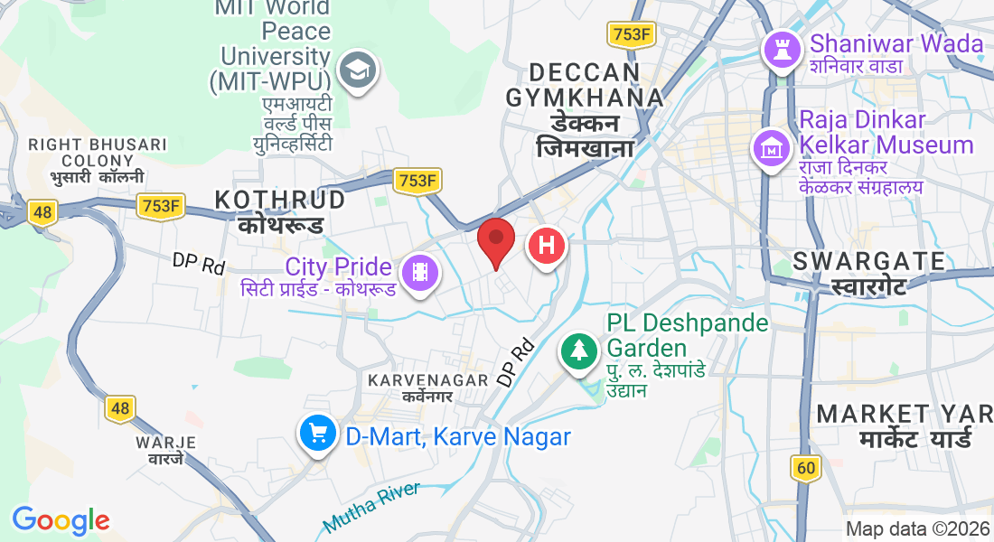 GR2H+R82, Swapnamandir Society, Vakil Nagar, Erandwane, Pune, Maharashtra 411004, India