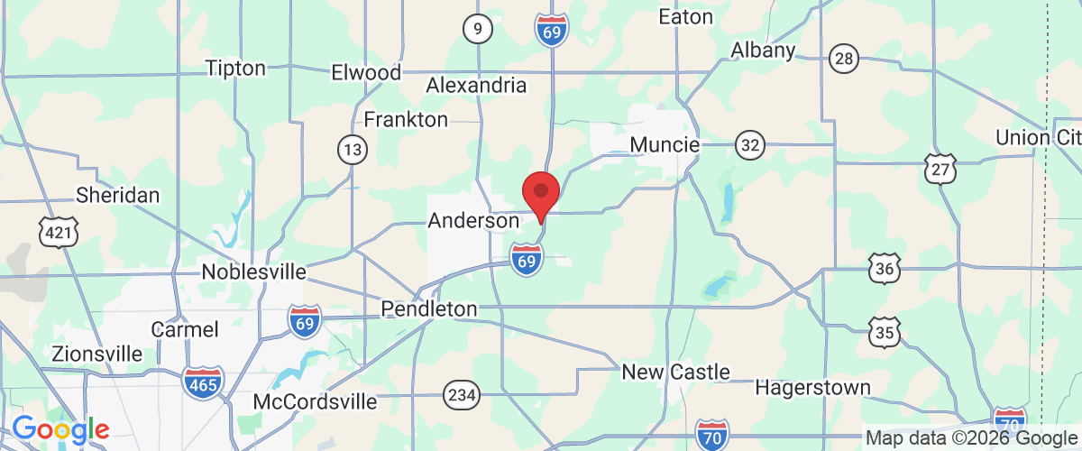 10400 S 1000 Rd W, Anderson, IN 46017, USA