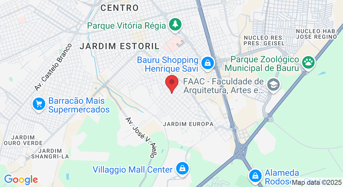 Av. Nossa Sra. de Fátima, 10 - 4 - Jardim Europa, Bauru - SP, 17017-337, Brasil