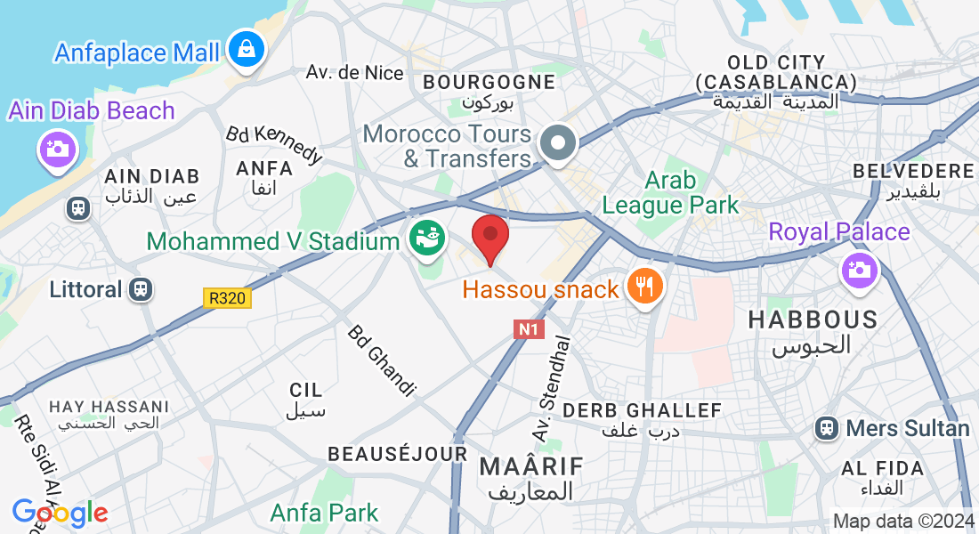 4 Rue El Caid El Achtar Immeuble Ribh A, appt 8, Casablanca 20520, Morocco