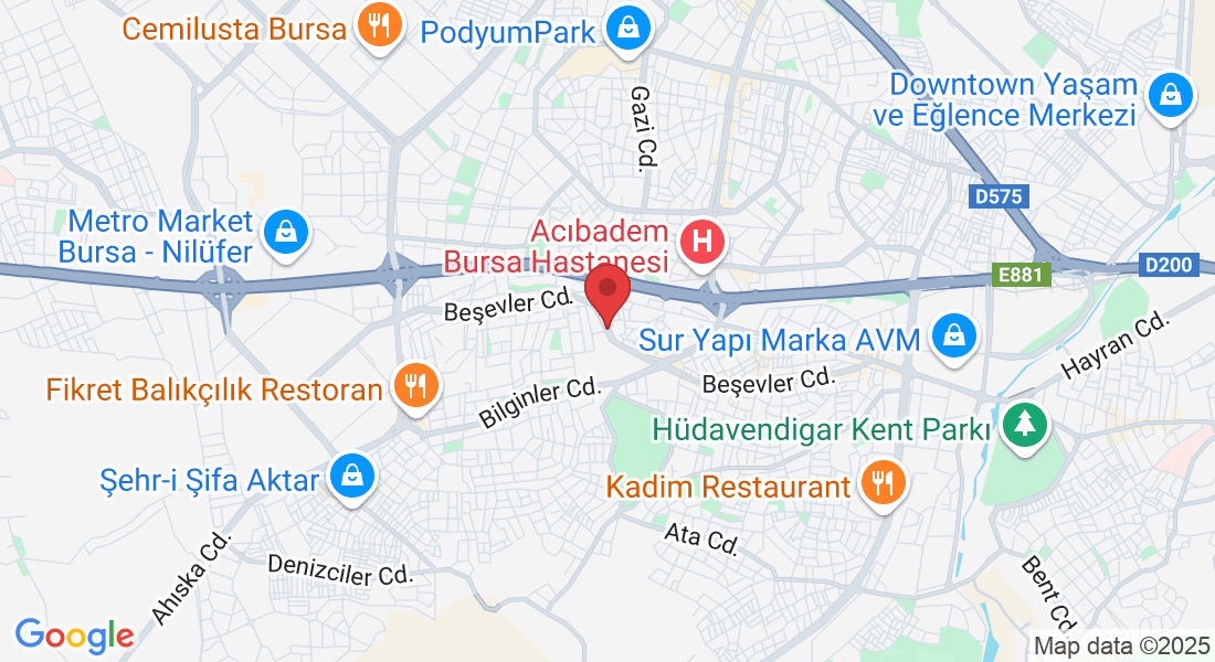 Beşevler, 16110 Ni̇lüfer/Bursa, Türkiye