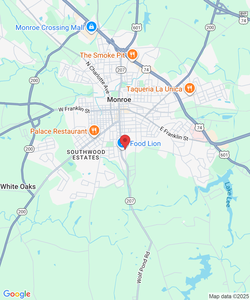 114 E Sunset Dr, Monroe, NC 28112, USA