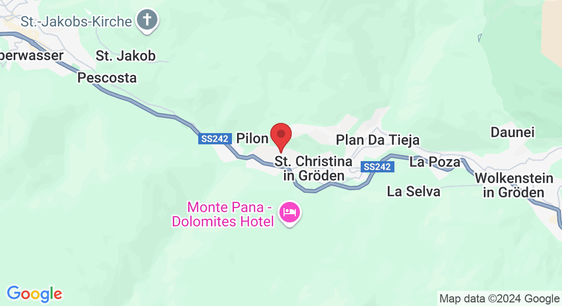 Via Paul, 22, 39047 Santa Cristina Valgardena BZ, Italien