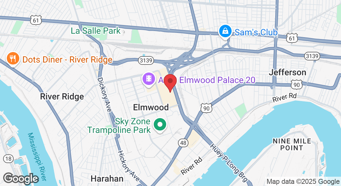 1126 S Clearview Pkwy suite c2, Elmwood, LA 70123, USA