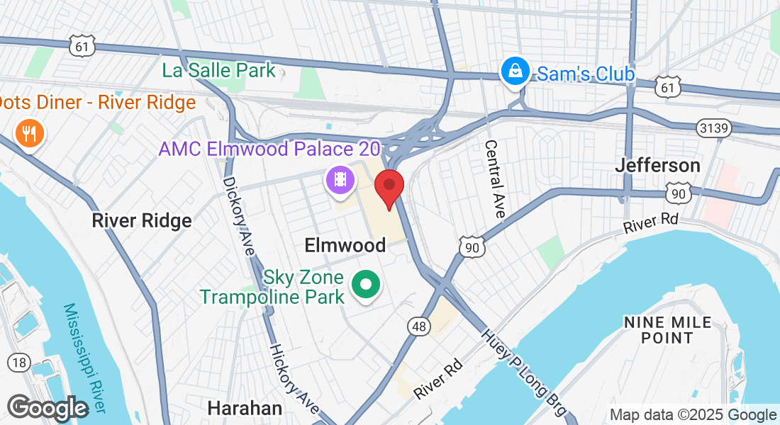 1126 S Clearview Pkwy suite c2, Elmwood, LA 70123, USA