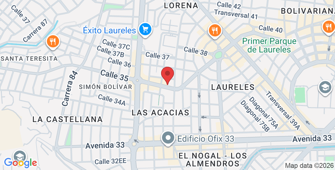 Cl. 35 #80-42, Laureles - Estadio, Medellín, Laureles, Medellín, Antioquia, Colombia