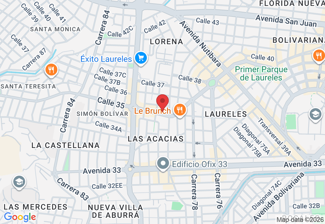 Cl. 35 #80-42, Laureles - Estadio, Medellín, Laureles, Medellín, Antioquia, Colombia