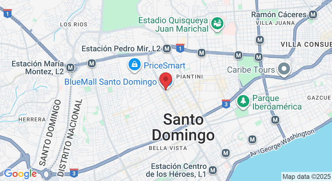 Torre Empresarial Blue Mall, Av. Winston Churchill 95, Santo Domingo, República Dominicana