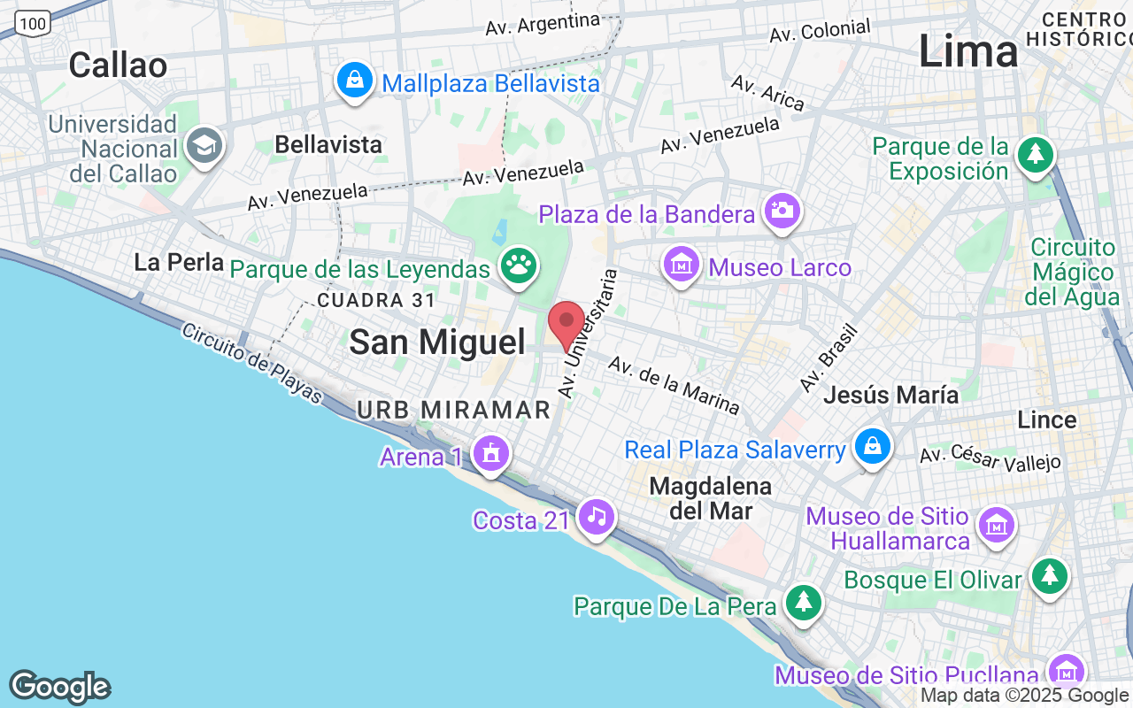 Av. de la Marina 2015, San Miguel 15087, Peru