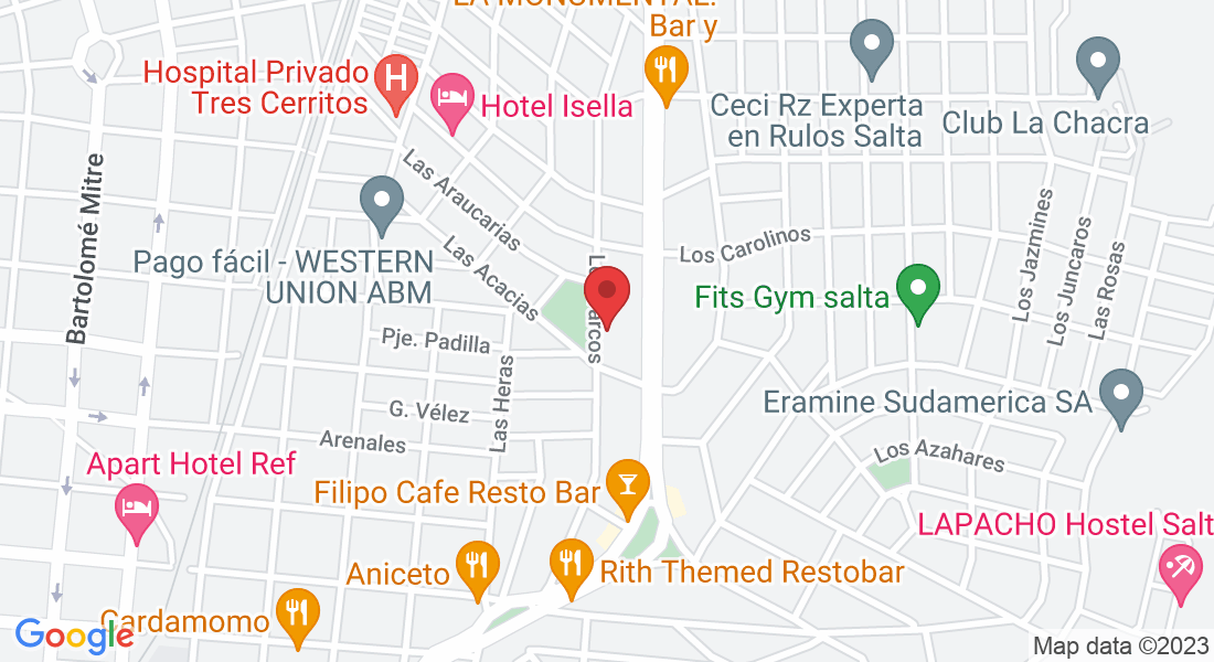 Los Tarcos 130, A4400 Salta, Argentina