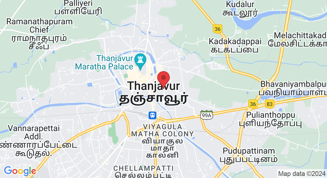 #373, 1, Pambatti Street, Keelavasal, East Gate, Thanjavur, Tamil Nadu 613001, India