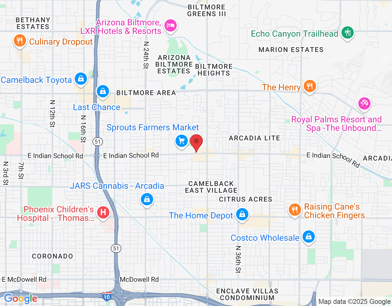3102 E Indian School Rd, Phoenix, AZ 85016, USA