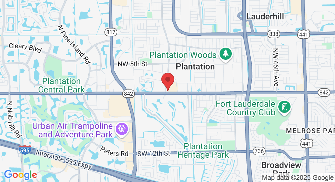 6991 W Broward Blvd suite 107, Plantation, FL 33317, USA