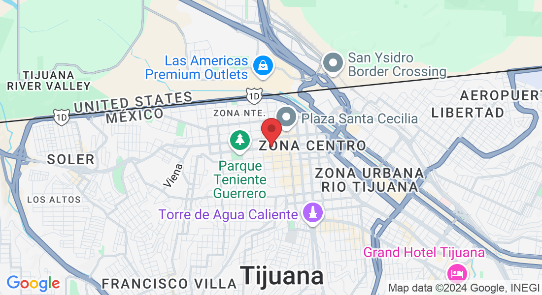 C. Tercera, Zona Centro, Tijuana, B.C., México