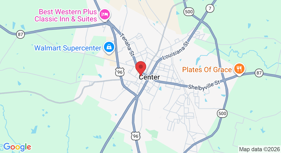128 Tenaha St, Center, TX 75935, EE. UU.