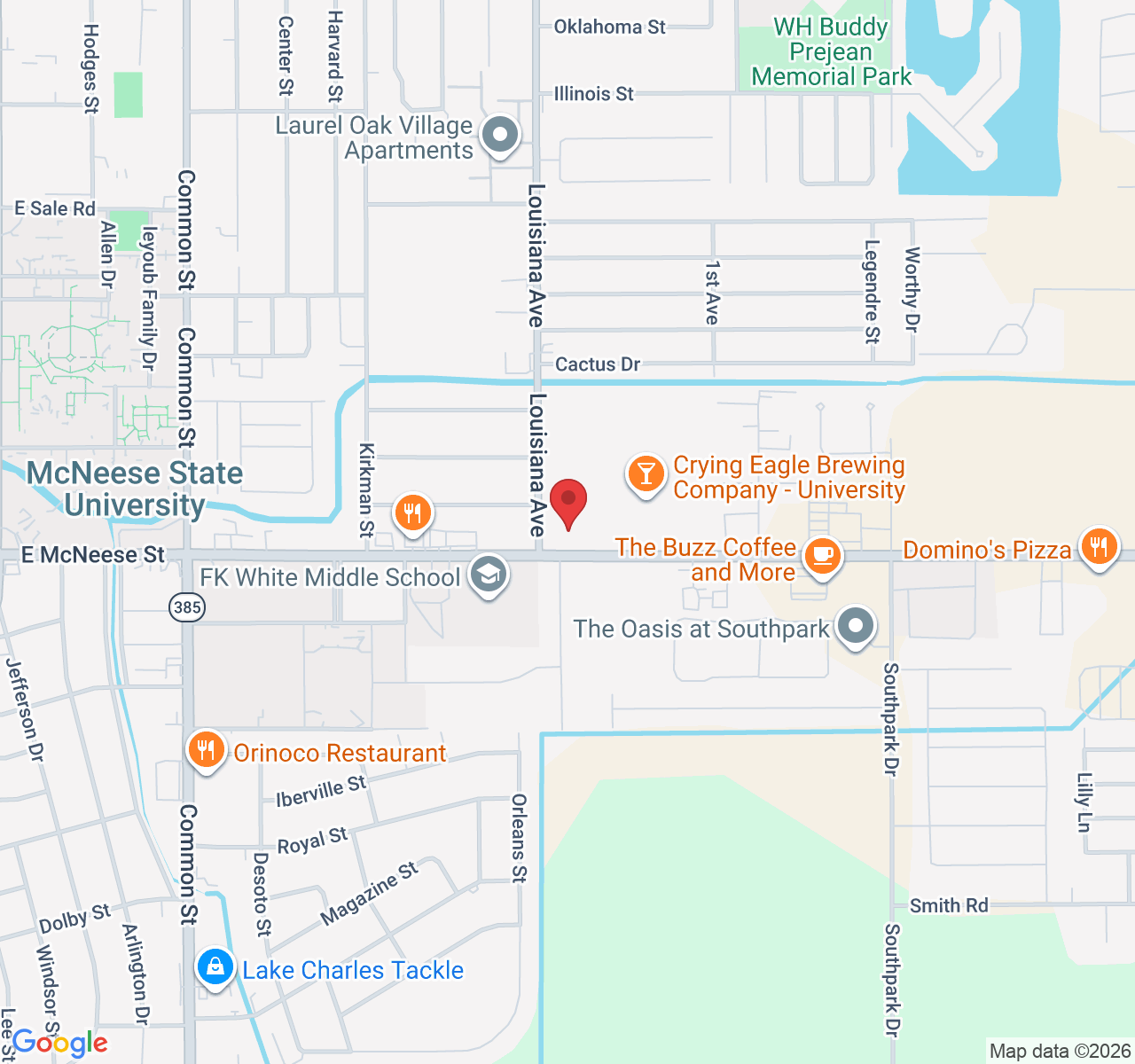 1121 E McNeese St, Lake Charles, LA 70607, EE. UU.