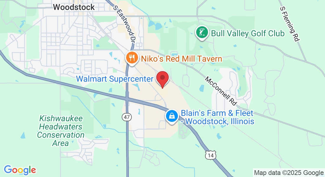 Inside Woodstock Walmart, 1275 Lake Ave, Woodstock, IL 60098, EE. UU.