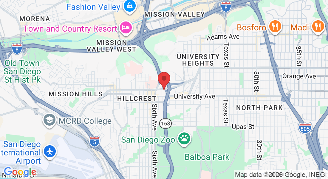 827 Washington St, San Diego, CA 92103, EE. UU.