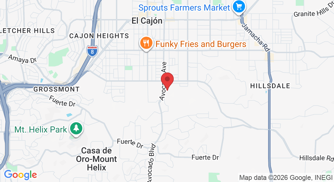 1265 Avocado Ave #104, El Cajon, CA 92020, EE. UU.