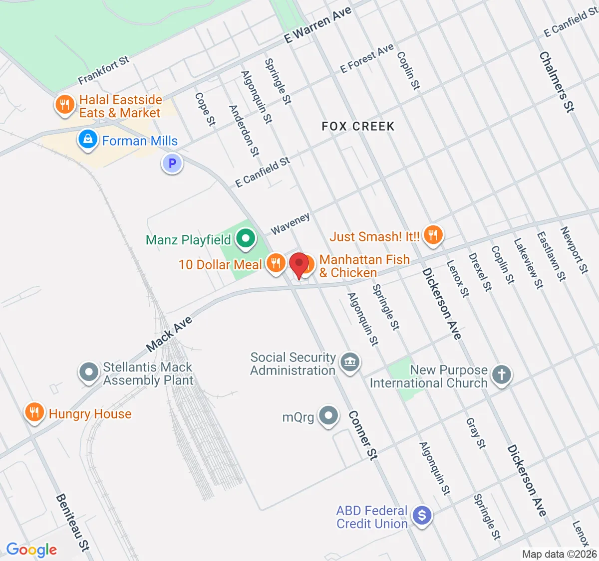 12525 Mack Ave, Detroit, MI 48215, EE. UU.