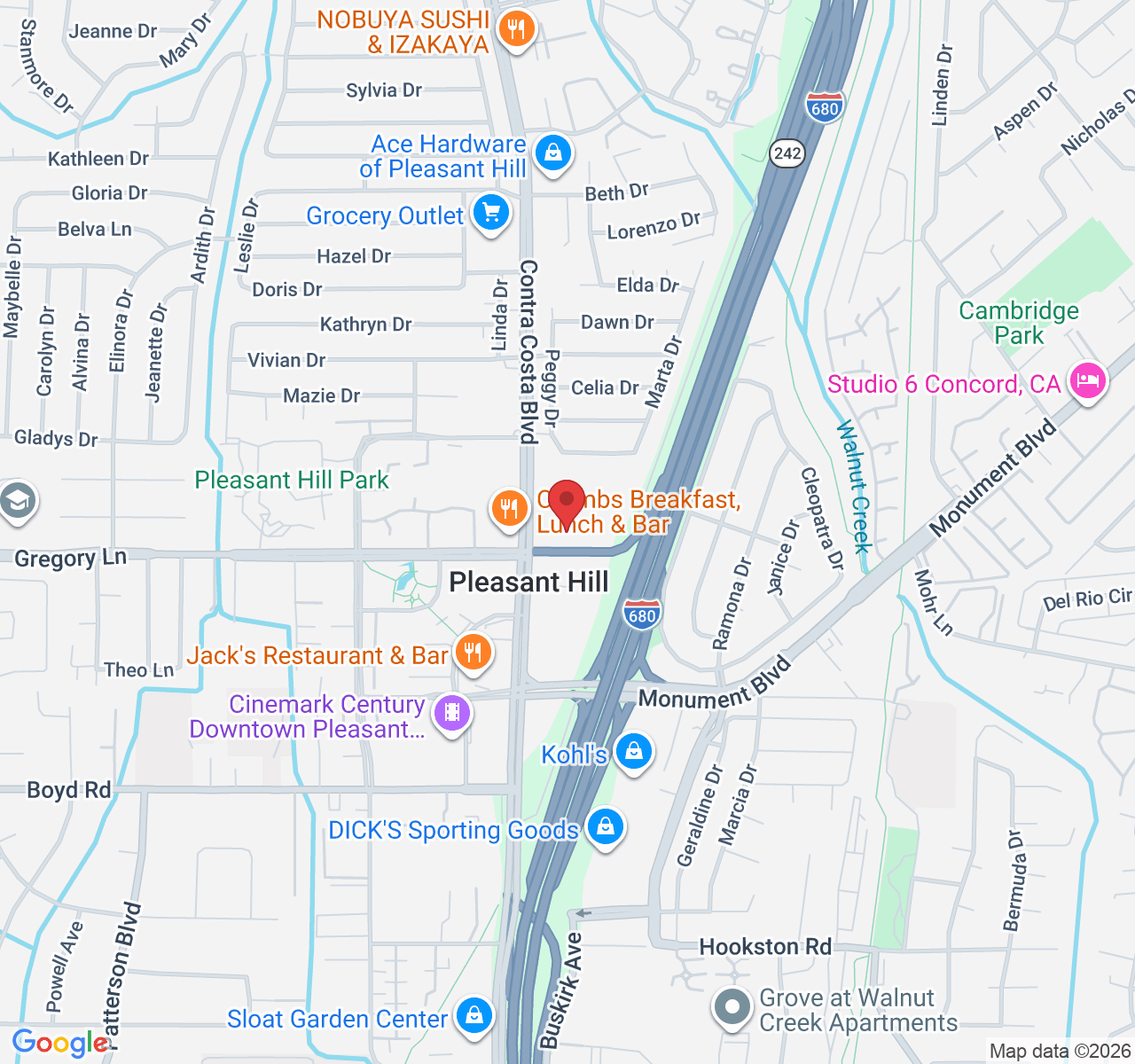 1936 Contra Costa Blvd, Pleasant Hill, CA 94523, EE. UU.