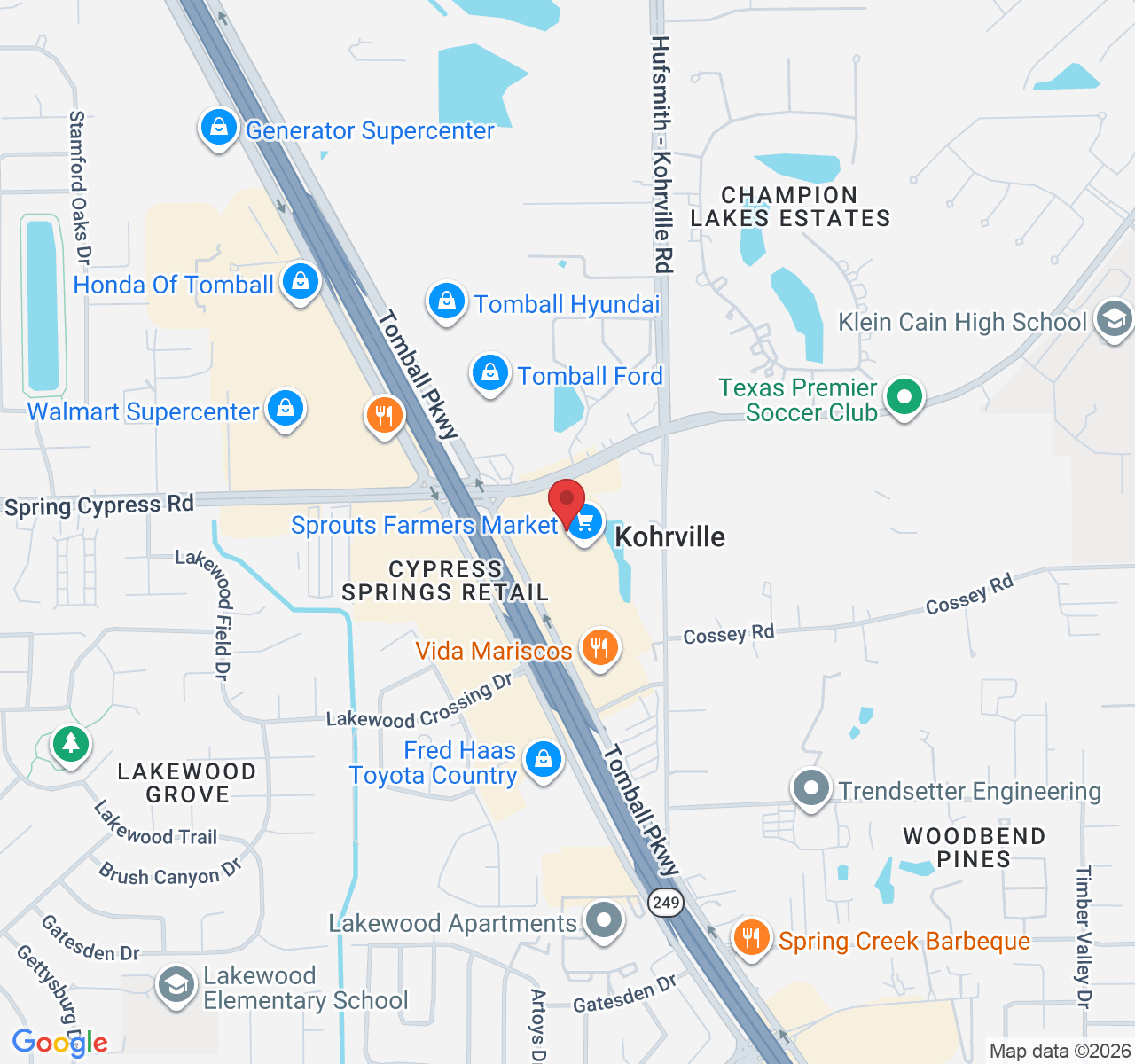 22512 Texas 249 Access Rd, Houston, TX 77070, EE. UU.