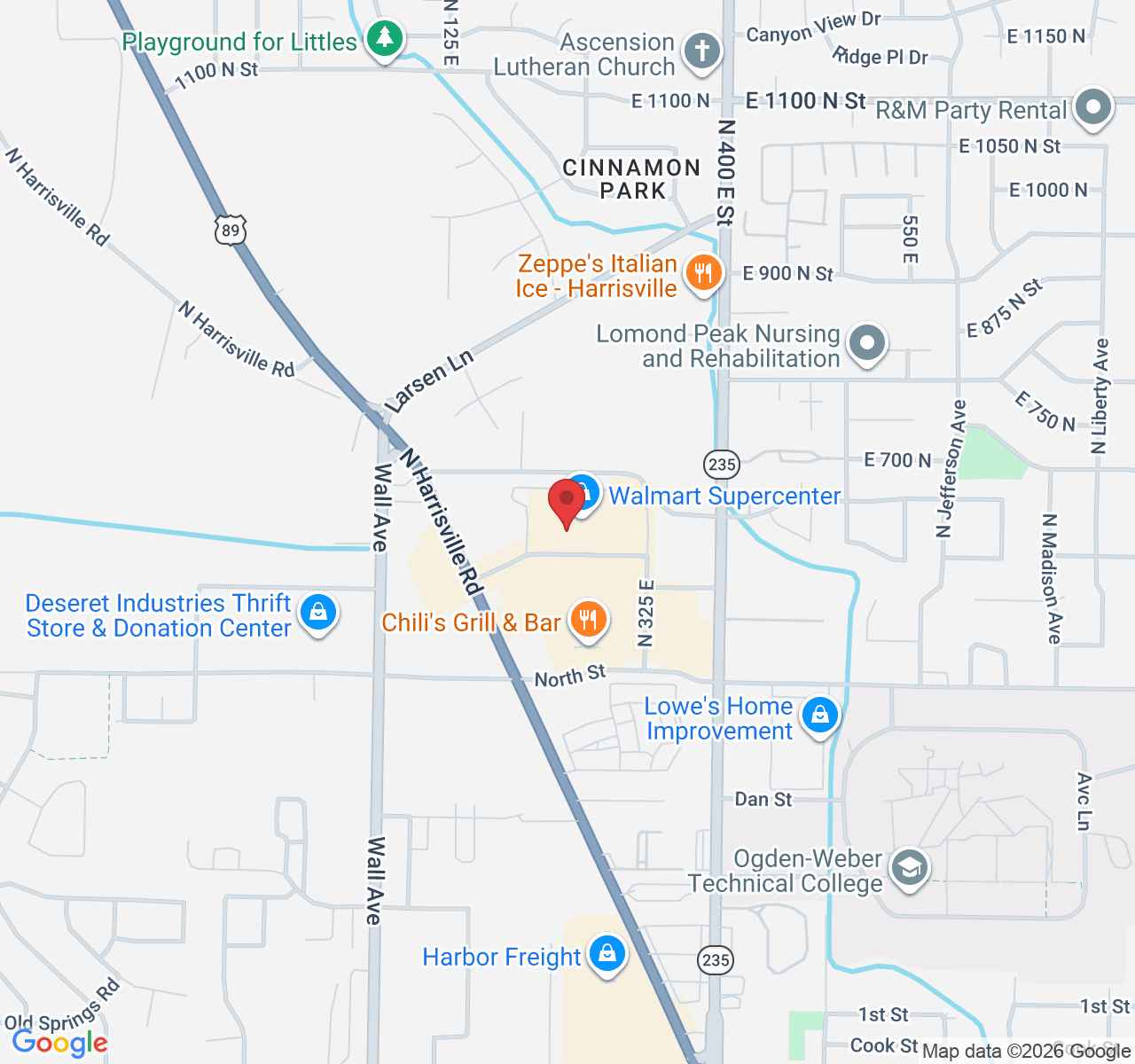 Walmart Supercenter, 534 N Harrisville Rd Ste 630, Harrisville, UT 84404, EE. UU.