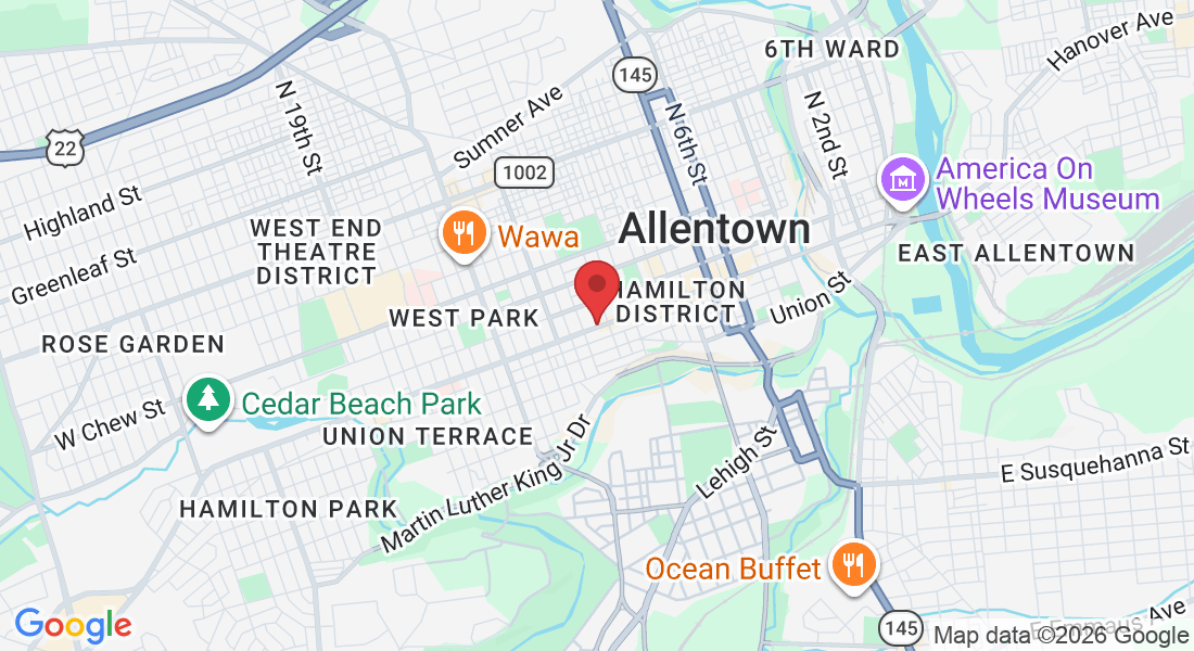 1123 Hamilton St, Allentown, PA 18101, EE. UU.