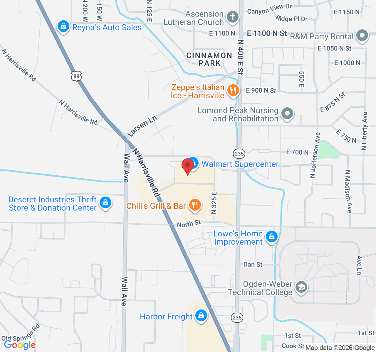 Walmart Supercenter, 534 N Harrisville Rd Ste 630, Harrisville, UT 84404, EE. UU.