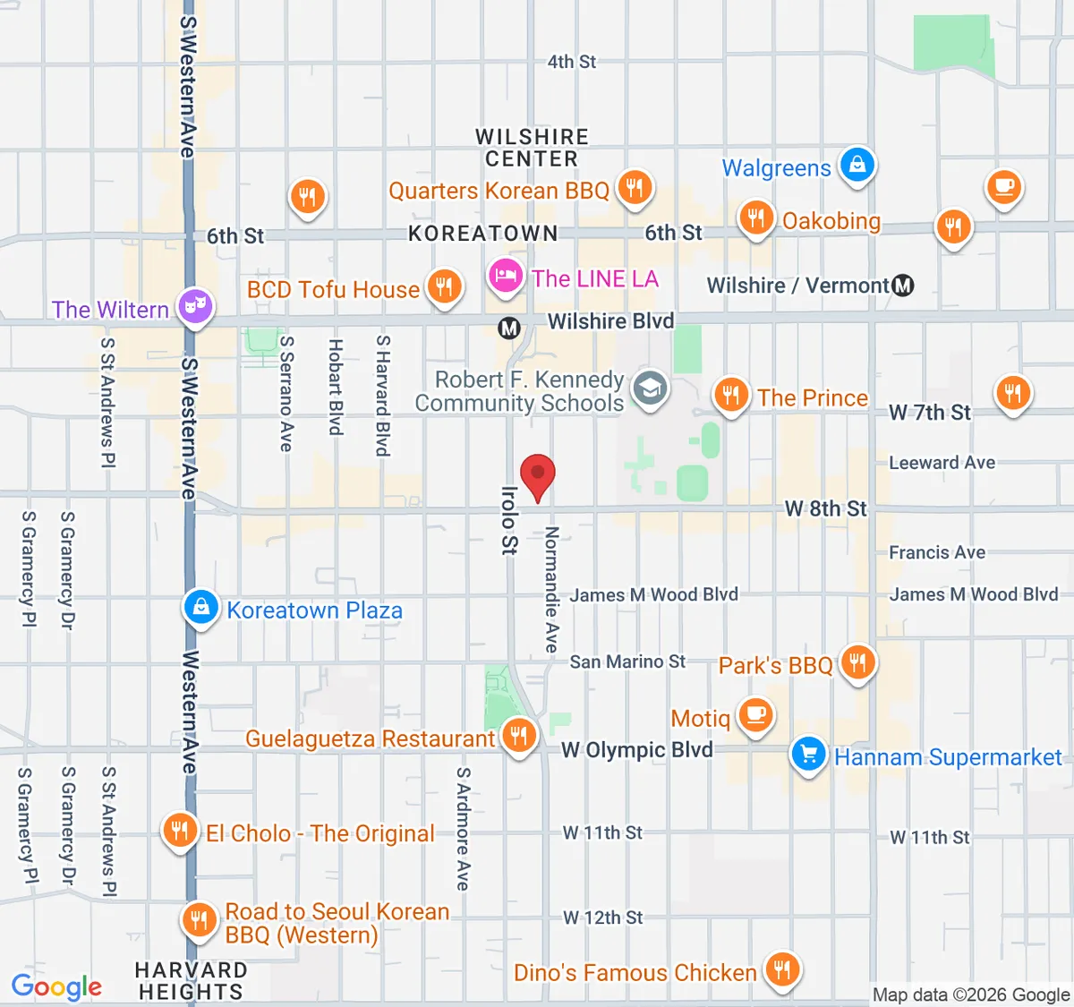 3309 W 8th St, Los Angeles, CA 90005, EE. UU.