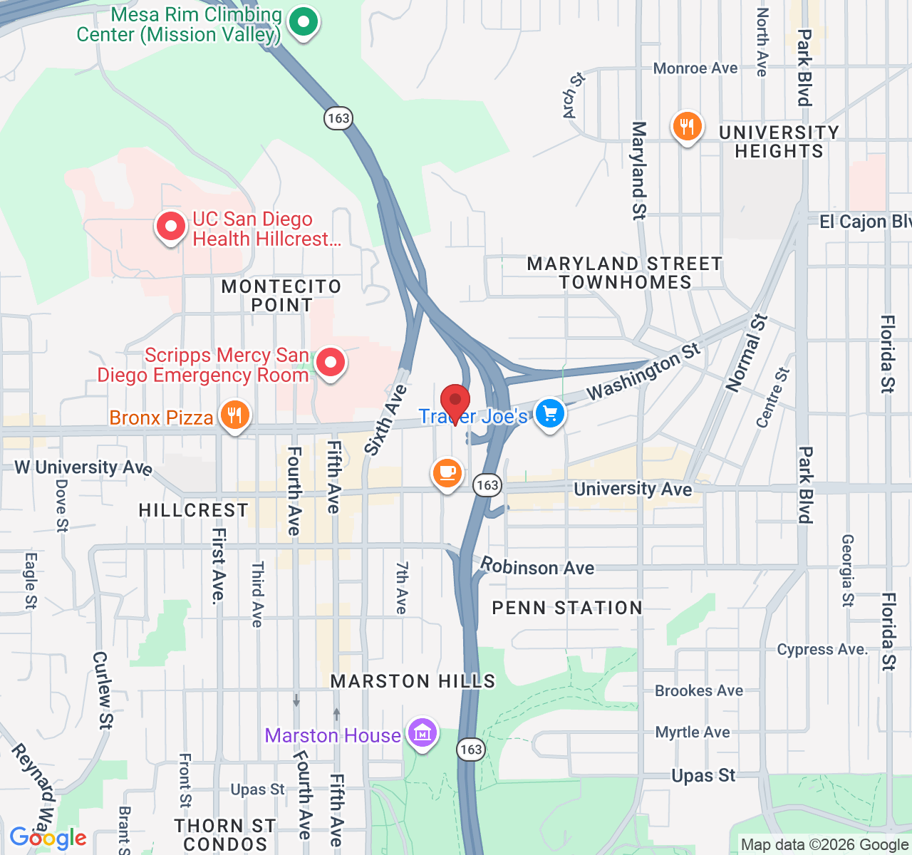 827 Washington St, San Diego, CA 92103, EE. UU.