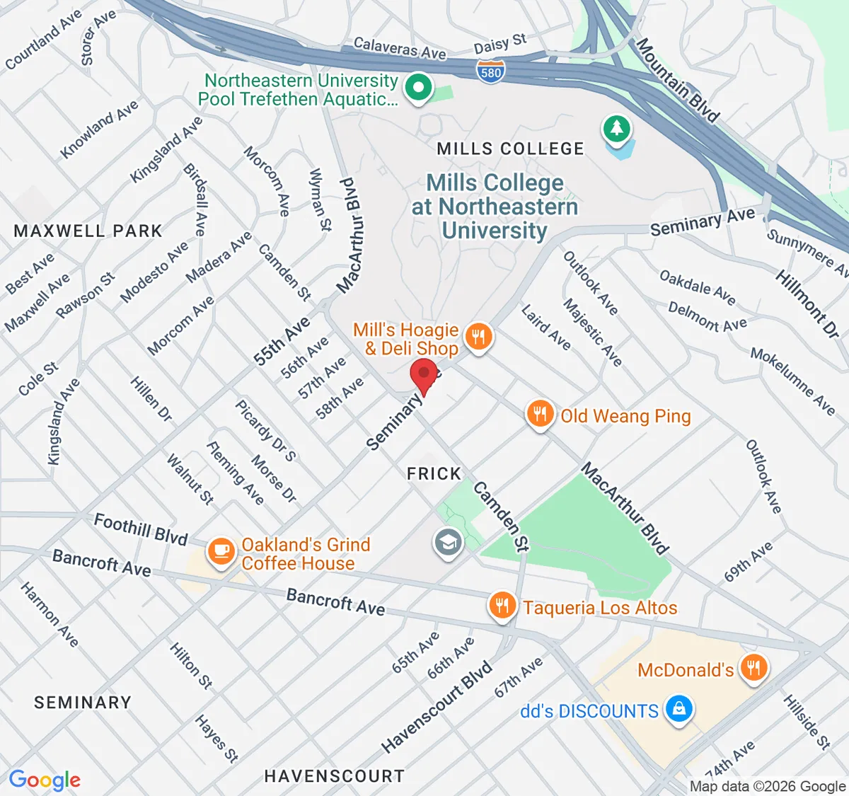 5859 MacArthur Blvd, Oakland, CA 94605, EE. UU.