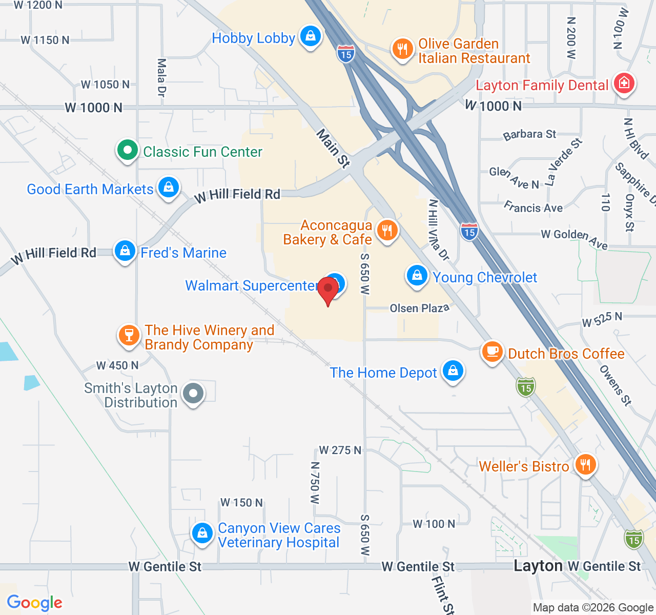 745 W Hill Field Rd, Layton, UT 84041, EE. UU.