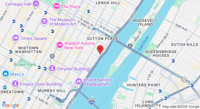 60 Sutton Pl S #8ls, New York, NY 10022, USA