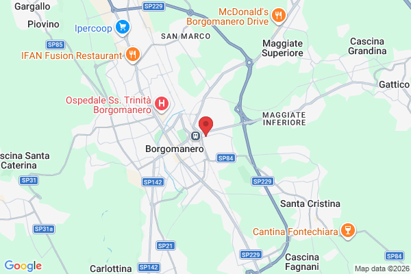 Via Vecchia per Maggiate, 6, 28021 Borgomanero NO, Italia
