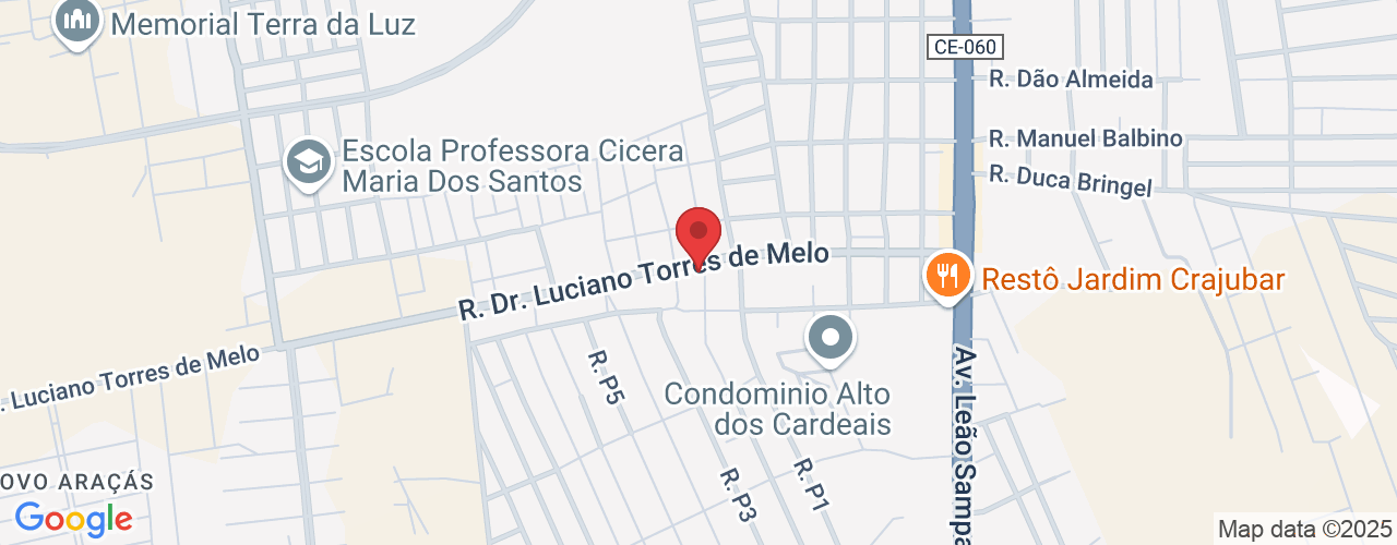 R. Dr. Luciano Torres de Melo, 459 - Jardim Gonzaga, Juazeiro do Norte - CE, 63094-030, Brasil