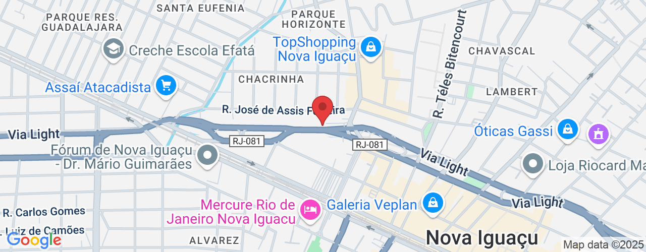 Av. Gov. Roberto Silveira, 2039 - Centro, Nova Iguaçu - RJ, 26285-520, Brasil