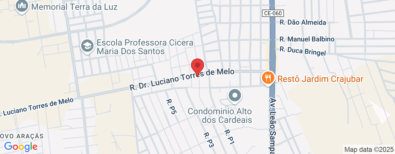 R. Dr. Luciano Torres de Melo, 459 - Jardim Gonzaga, Juazeiro do Norte - CE, 63094-030, Brasil