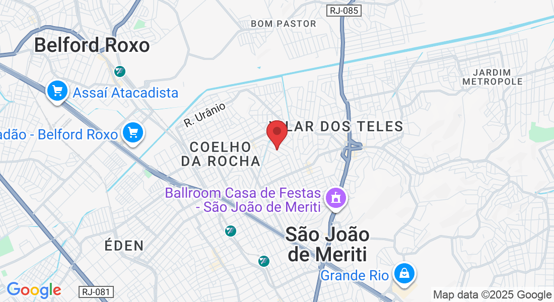 R. Min. João Alberto - Jardim Meriti, São João de Meriti - RJ, 25555-130, Brasil