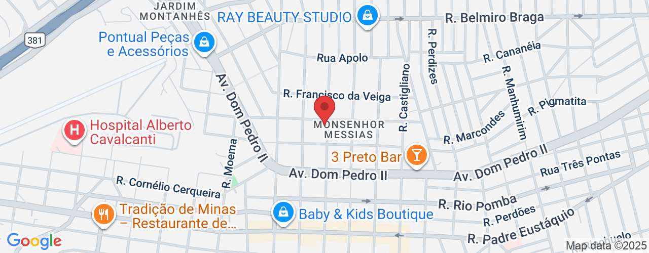 R. Costa Sena, 1433 - Padre Eustáquio, Belo Horizonte - MG, 30720-496, Brasil