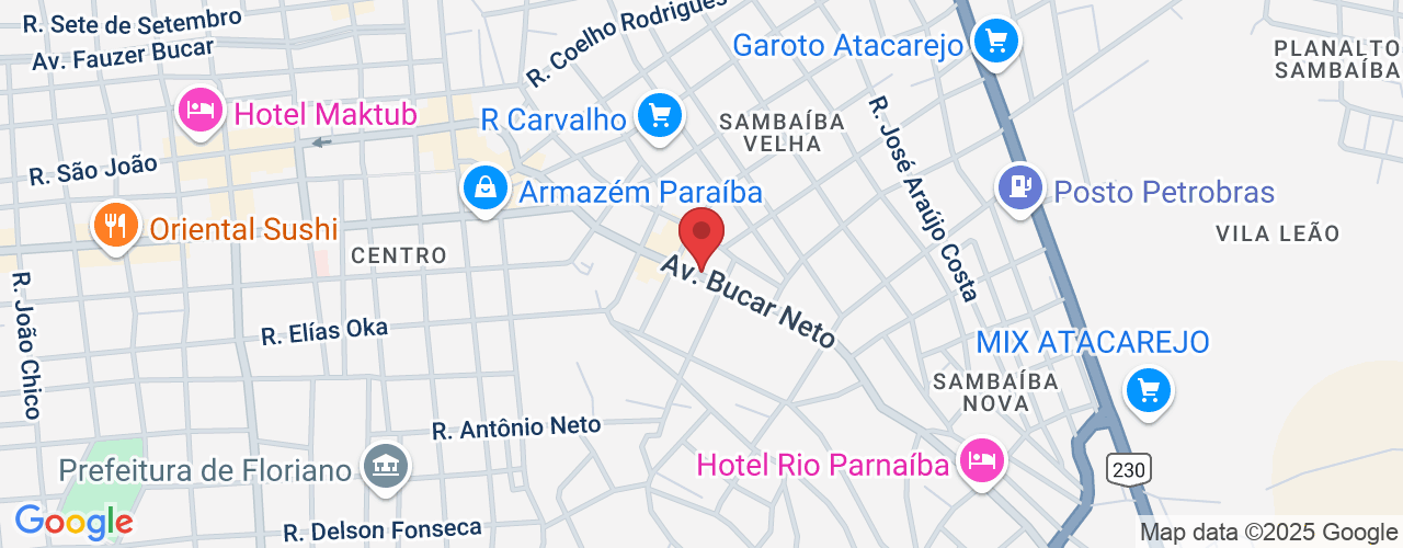 Av. Bucar Neto, 529 - Centro, Floriano - PI, 64804-430, Brasil