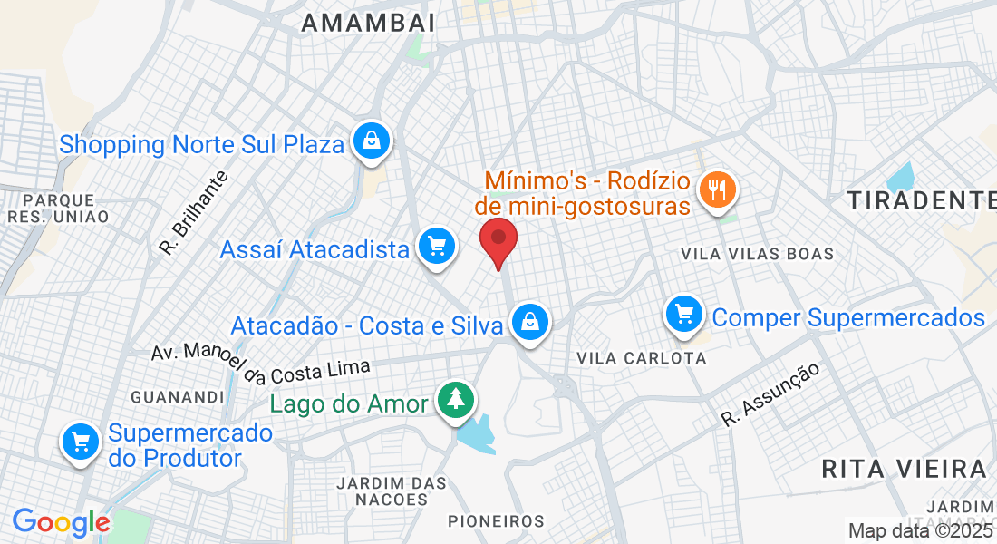 Av. Costa e Silva, 682 - Vila Progresso, Campo Grande - MS, 79080-000, Brasil