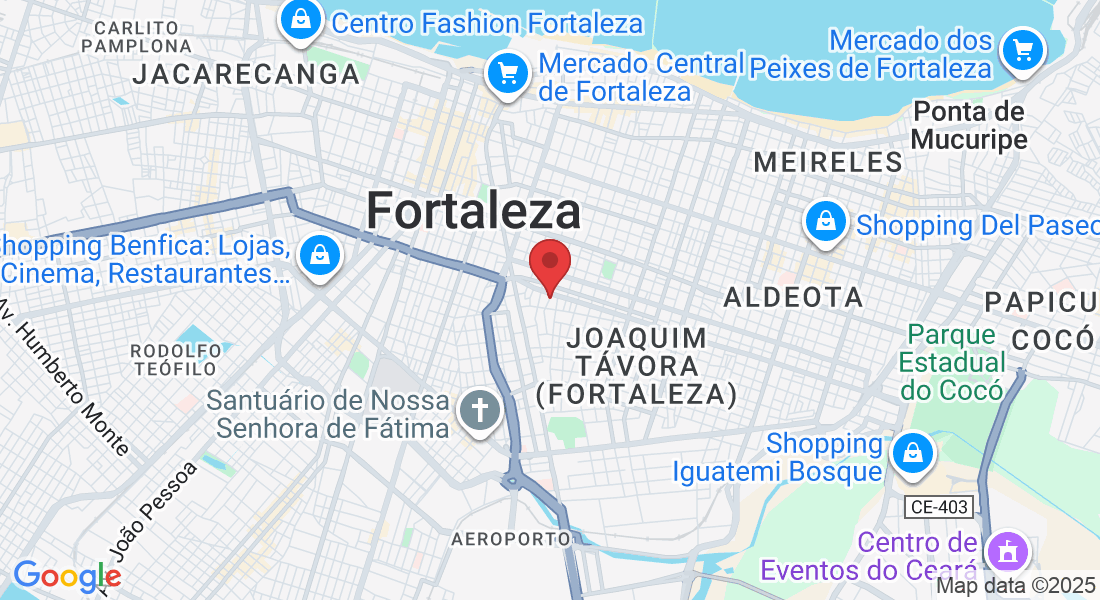 R. Nogueira Acioli, 1915 - Joaquim Távora (Fortaleza), Fortaleza - CE, 60110-515, Brasil