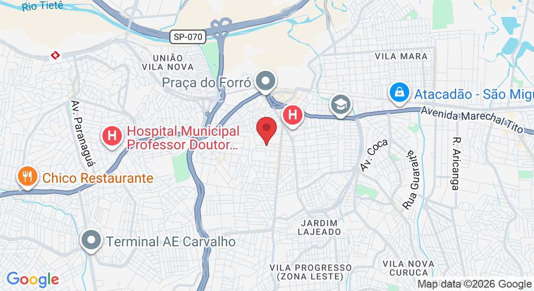 R. Ecoporanga - São Miguel Paulista, São Paulo - SP, 08020-030, Brasil